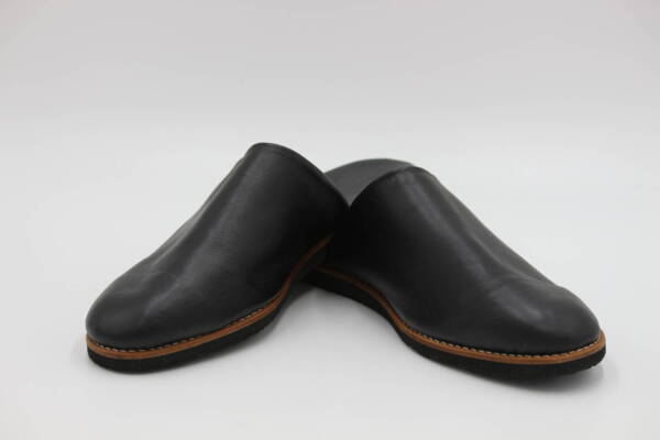 Men’s Brown Leather Clogs