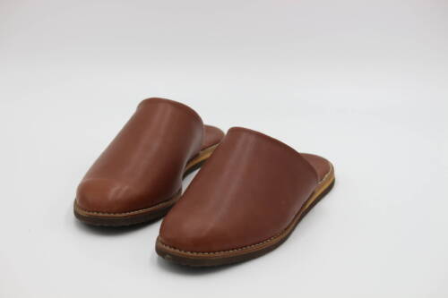 Mens brown Leather Clogs