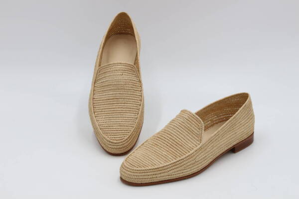 Handcrafted premium raffia loafers – lightweight and breathable
