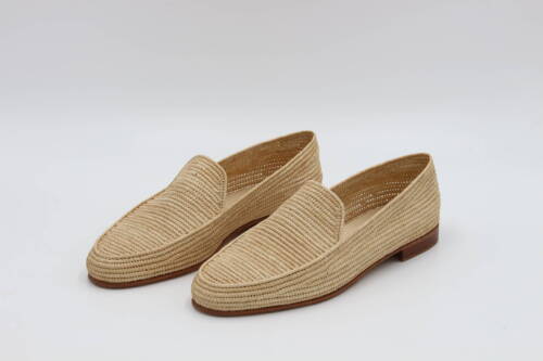 Handcrafted premium raffia loafers – lightweight and breathable