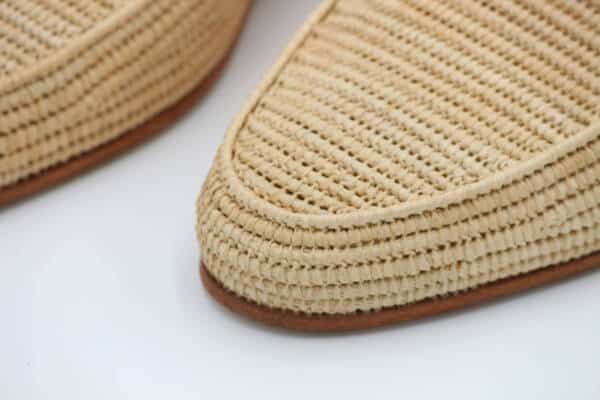 Handcrafted premium raffia loafers – lightweight and breathable