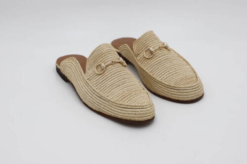 Handwoven raffia shoes men – natural, breathable, and stylish