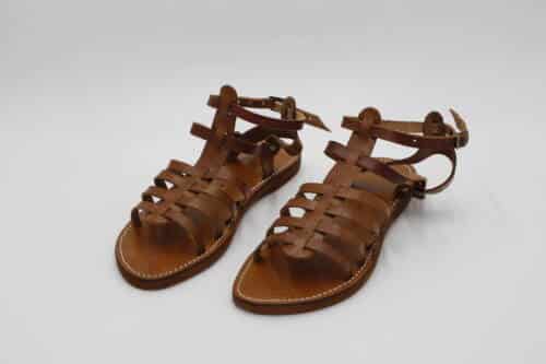 Moroccan leather sandals women – handmade genuine leather summer shoes