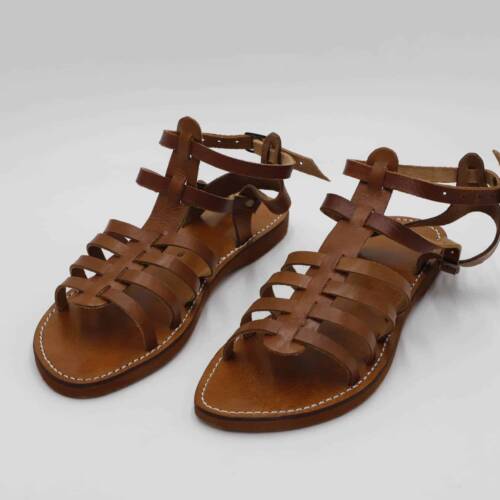 Moroccan leather sandals women – handmade genuine leather summer shoes