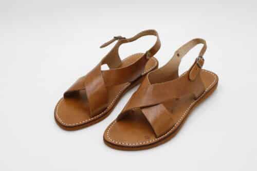 Summer leather sandals for women – handcrafted genuine leather shoes