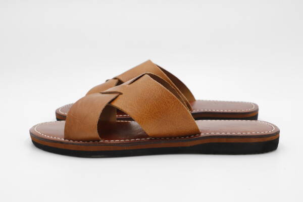 Summer leather sandals men – handmade genuine leather sandals for warm weather