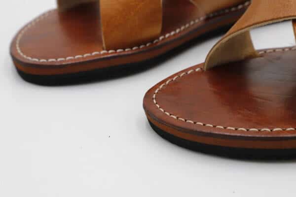 Summer leather sandals men – handmade genuine leather sandals for warm weather