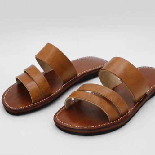 Leather sandals for men – handcrafted genuine leather summer shoes