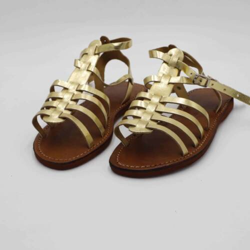 Moroccan leather sandals women – handmade genuine leather summer shoes
