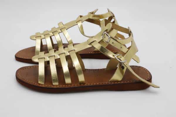 Moroccan leather sandals women – handmade genuine leather summer shoes