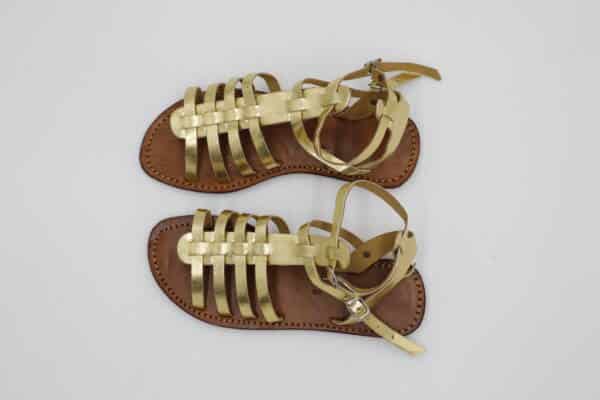Moroccan leather sandals women – handmade genuine leather summer shoes