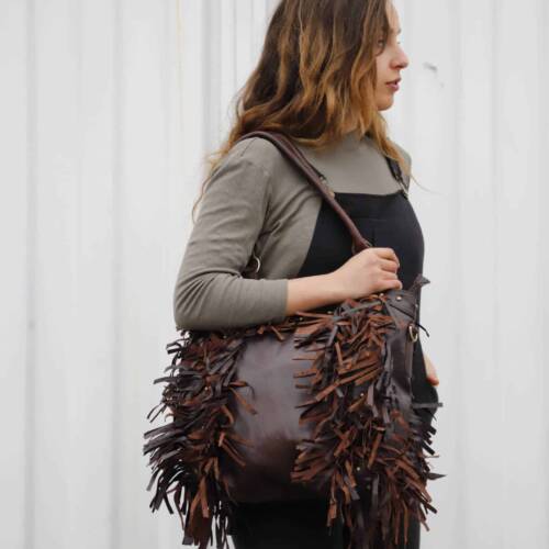 Fringe Leather Women Bag