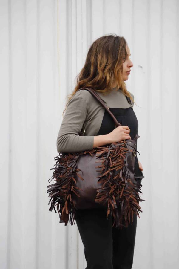 Fringe Leather Women Bag